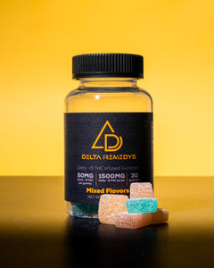 30 Delta-8 THC Vegan Gummies- Double Strength