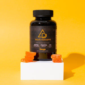 30 HHC Mango Vegan Gummies- 750mg