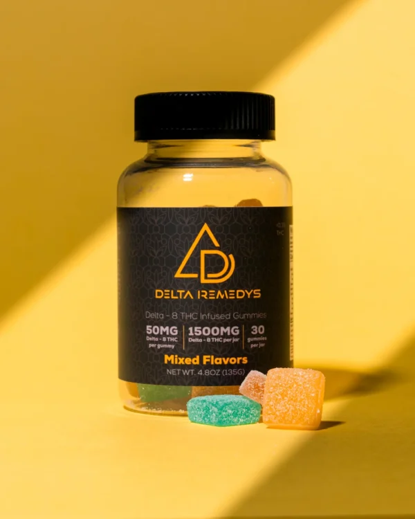 30 Delta-8 THC Vegan Gummies- Double Strength - Image 6