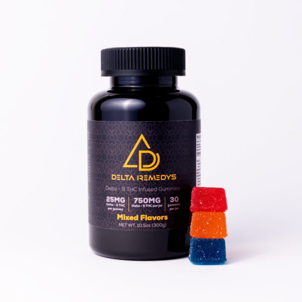 30 Delta-9 THC Vegan Gummies- Mixed Flavors